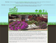 Tablet Screenshot of greenteamcare.com